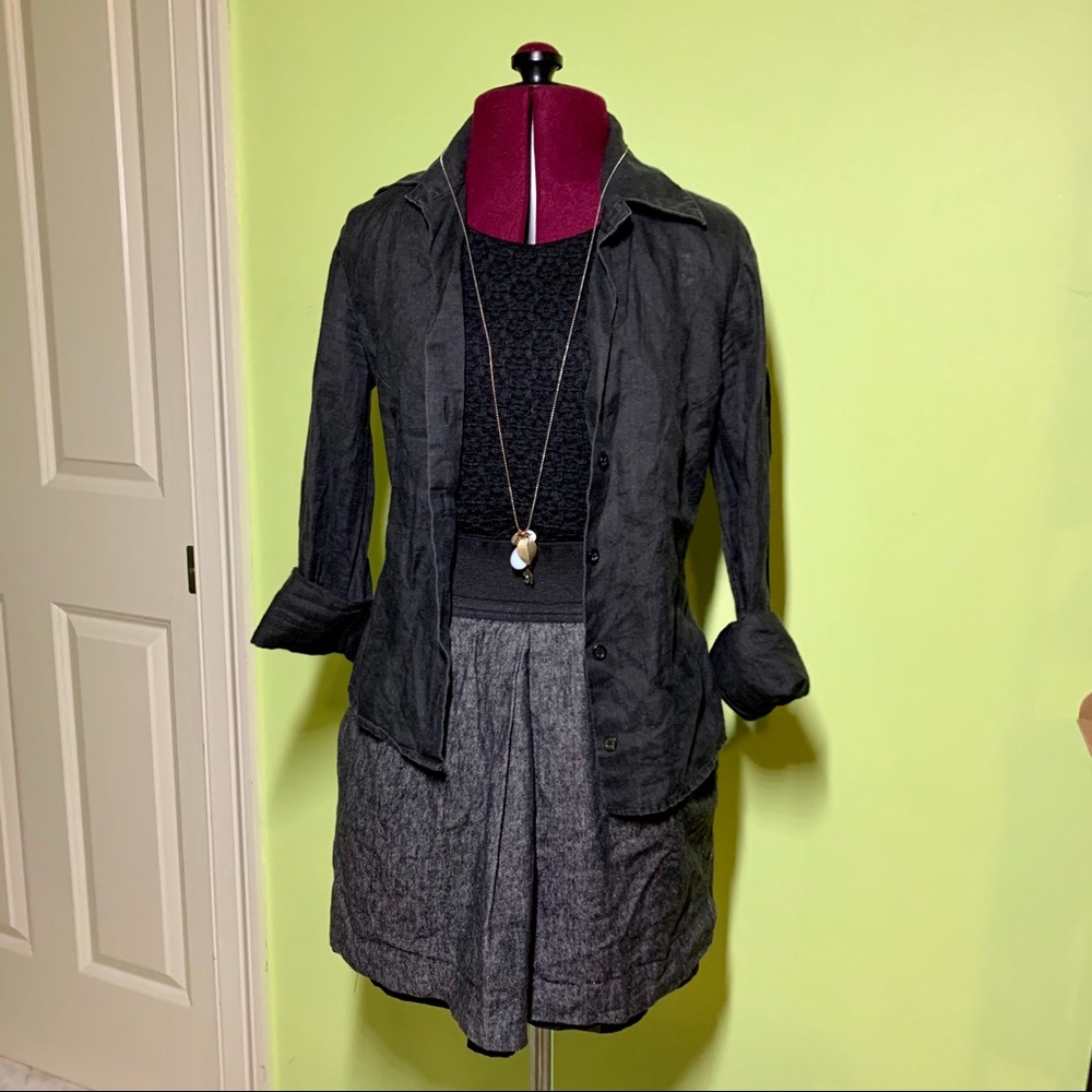 Sisley Black Linen Jacket